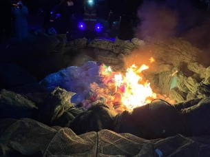 চরফ্যাশনে বিপুল পরিমাণ কারেন্ট ও চায়না দুয়ারি জাল জব্দ