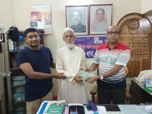 চরফ্যাসনে নগদ একাউন্ট হ্যাক  করে হাতিয়ে নেয়া টাকা উদ্ধার