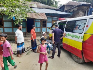 সীতাকুণ্ড অগ্নিকান্ড: ভোলায় কাফনের কাপড় পরে  বাড়ি ফিরলেন হাবিব
