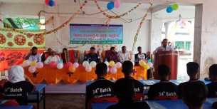 মনপুরায় এসএসসি পরীক্ষার্থীদের  বিদায় সংবর্ধনা অনুষ্ঠিত