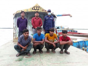 ভোলায় অবৈধ ভাবে বালু উত্তোলণের দায়ে ২ জনের কারাদণ্ড