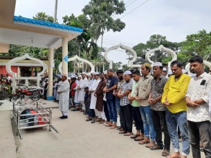 ভোলায় নিহত সেচ্ছাসেবক দলের কর্মী আব্দুর রহিমের দাফন সম্পন্ন