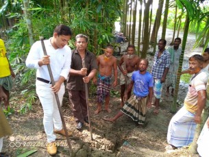 ভোলায় জলাবদ্ধতা থেকে মুক্তি পেল শতাধিক কৃষক পরিবার