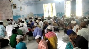 ভোলার ইলিশায় বৃষ্টির জন্য দোয়া মোনাজাত