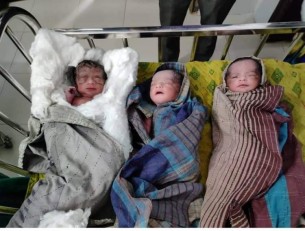 ভোলায় একসঙ্গে ৩ সন্তানের জন্ম দিলেন প্রসূতি