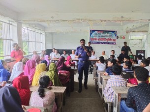 তজুমদ্দিনে স্টুডেন্টস কমিউনিটি  পুলিশিং সভা অনুষ্ঠিত