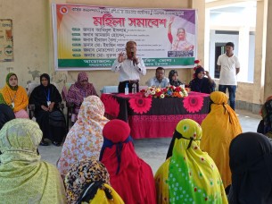 বোরহানউদ্দিনে  তথ্য অফিসের আয়োজনে মহিলা সমাবেশ