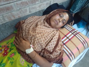 ভোলায় পশ্চিম ইলিশায় জমি দখল নিয়ে মা মেয়ের উপর হামলা