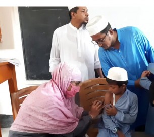 ভোলায় ২ লাখ ৮ হাজার শিশুকে দেয়া হবে করোনার টিকা