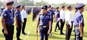 ভোলায় পুলিশের মাস্টার প্যারেড অনুষ্ঠিত