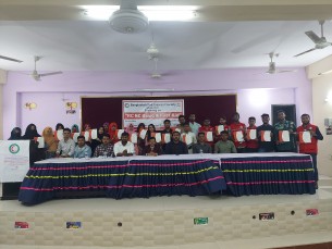 ভোলায় রেড ক্রিসেন্টের যুব সদস্যদের প্রাথমিক চিকিৎসা প্রশিক্ষণ সম্পন্ন