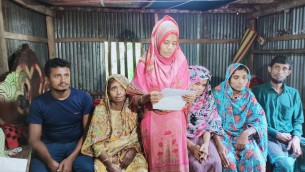 দৌলতখানে গৃহবধূকে এসিড  নিক্ষেপের হুমকি