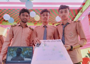 বডার সাইড এ্যানিমেল ডিটেক্টর উদ্ভাবনে লালমোহনের তিন শিক্ষার্থীর চমক