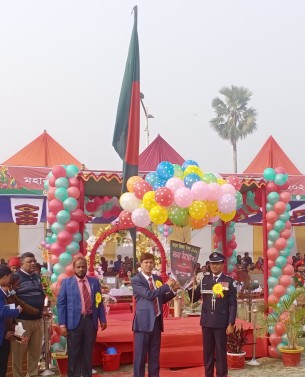 ভোলায় মহান বিজয় দিবসে শহীদদের প্রতি শ্রদ্ধাঞ্জলী  