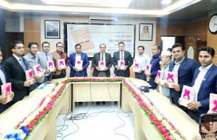 ভোলায় জাতীয় আইগত সহায়তা বিষয়ক গ্রন্থ "সেবার ডাক"র মোড়ক উন্মোচন