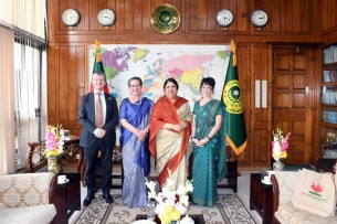 স্পিকারের সাথে নর্ডিক রাষ্ট্রগুলোর রাষ্ট্রদূতদের সৌজন্য সাক্ষাৎ