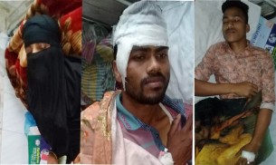 লালমোহনে প্রতিপক্ষের হামলায় তিন নারীসহ আহত-৭