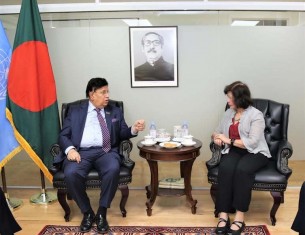 রোহিঙ্গা সঙ্কট মোকাবেলায় জাতিসংঘ দূতকে আরো জোরালো ভূমিকা পালনের আহ্বান পররাষ্ট্রমন্ত্রীর