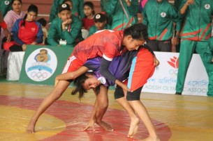 যুব গেমস : কুস্তিতে রংপুরের আধিপত্য