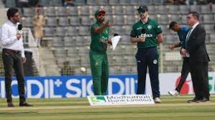 হৃদয়ের অভিষেক ম্যাচে আয়ারল্যান্ডের বিপক্ষে টস হেরে ব্যাটিংয়ে বাংলাদেশ