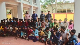 তজুমদ্দিনে ৩৯ জেলে আটক