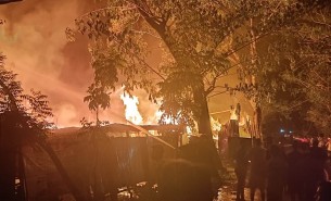 ভোলায় তুলার কারখানায় ভয়াবহ অগ্নিকান্ড ,নিহত-১