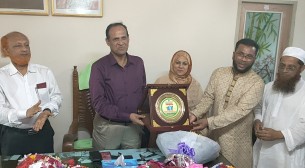 বরিশাল শিক্ষাবোর্ড চেয়ারম্যান ও সচিবের লালমোহন হা-মীম স্কুল এন্ড কলেজ পরিদর্শন