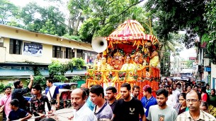 ভোলায় নানা আয়োজনে উল্টো রথ উৎসব পালিত