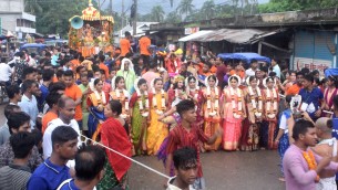 ভোলায় নানা আয়োজনে পালিত হলো রথযাত্রা উৎসব