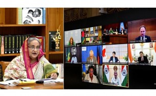 ভবিষ্যৎ ধকল মোকাবেলায় সহনশীলতা গড়তে আন্তর্জাতিক সহযোগিতা আবশ্যক : প্রধানমন্ত্রী