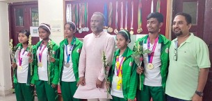 ভোলা চিলড্রেন স্পেশাল স্কুলের ৫ শিক্ষার্থীদের সংবর্ধনা