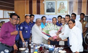 ভোলায় বীর মুক্তিযোদ্ধাদের সাথে নবাগত পুলিশ সুপারের পরিচিতি সভা