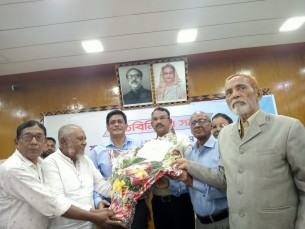 ভোলায় বীর মুক্তিযোদ্ধাদের সাথে নবাগত  জেলা প্রশাসকের  মতবিনিময় সভা