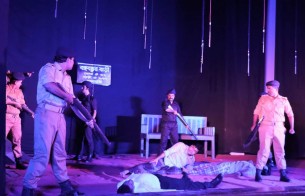 ভোলায় মঞ্চস্থ হলো নাটক অভিশপ্ত আগস্ট