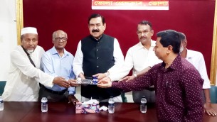 ভোলা প্রেসক্লাবে সাংবাদিকদের সাথে বীর মুক্তিযোদ্ধা শাজাহান খান এমপির মতবিনিময় সভা