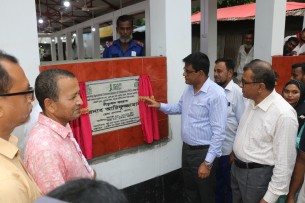 ভোলায় নবনির্মিত তুলাতুলি  বাজারের উদ্বোধন