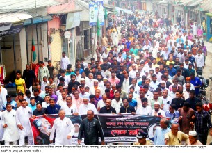 বোরহানউদ্দিনে নানা কর্মসূচীর মধ্য   দিয়ে জাতির পিতাকে স্মরণ