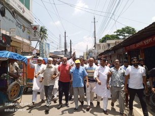 ভোলায় বিএনপির লিফলেট বিতরণ