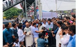 কাঁচপুরে আন্তঃজেলা বাস টার্মিনাল নির্মাণ কাজ উদ্বোধন করলেন মেয়র তাপস