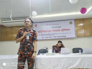 অপরাধ বিষয়ক সাংবাদিকদের অগ্নি নিরাপত্তা বিষয়ক প্রশিক্ষণ কর্মশালা সম্পন্ন