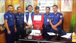 ভোলায় বিদশী পিস্তল ও  গুলিসহ যুবক গ্রেফতার