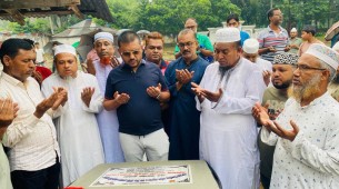 লালমোহনে কামিল মাদরাসার চার তলা ভবনের ভিত্তি প্রস্তর উদ্বোধন