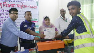 ভোলায় বেকার যুবক-যুবতীদের তিন  মাসব্যাপি কারিগরি প্রশিক্ষণ সম্পন্ন
