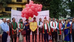 ভোলায় জেলা সাহিত্য মেলায় কবি সাহিত্যক শিল্পীদের মিলন মেলা