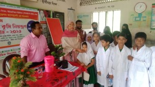 ভোলার ইলিশায় ২৮ তম জাতীয় কৃমি নিয়ন্ত্রণ সপ্তাহ পালিত