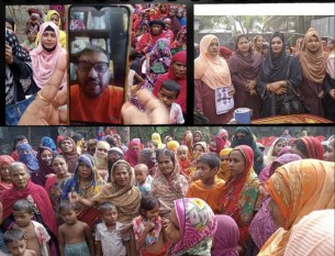 তজুমদ্দিনে এমপি শাওনের পক্ষে মাঠ চষে বেড়াচ্ছেন যুব মহিলা লীগ