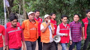 ঘূর্ণিঝড় হামুনের প্রভাবে ভোলায় গুমোট আবহাওয়া