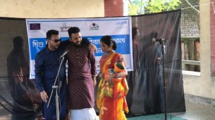 ভোলায় বাল্যবিয়ে বন্ধে সচেতন বৃদ্ধির লক্ষ্যে পথনাটক মঞ্চস্থ