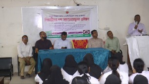 ভোলায় শব্দ দূষণ রোধে  শিক্ষার্থীদের প্রশিক্ষণ