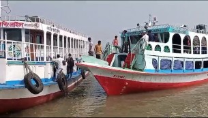 ভোলায় অবরোধে প্রভাব নেই লঞ্চ বাস চলাচল স্বাভাবিক